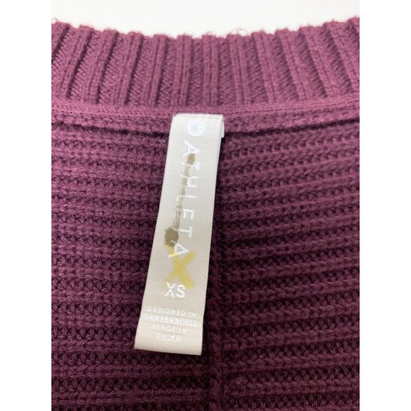 Athleta West End Oversized Cardigan in Antique Burgundy - Picture 4 of 9